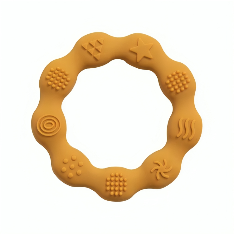 Baby Silicone Teethers Toy Ring