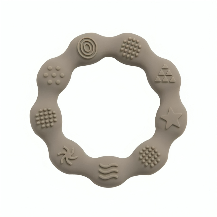 Baby Silicone Teethers Toy Ring