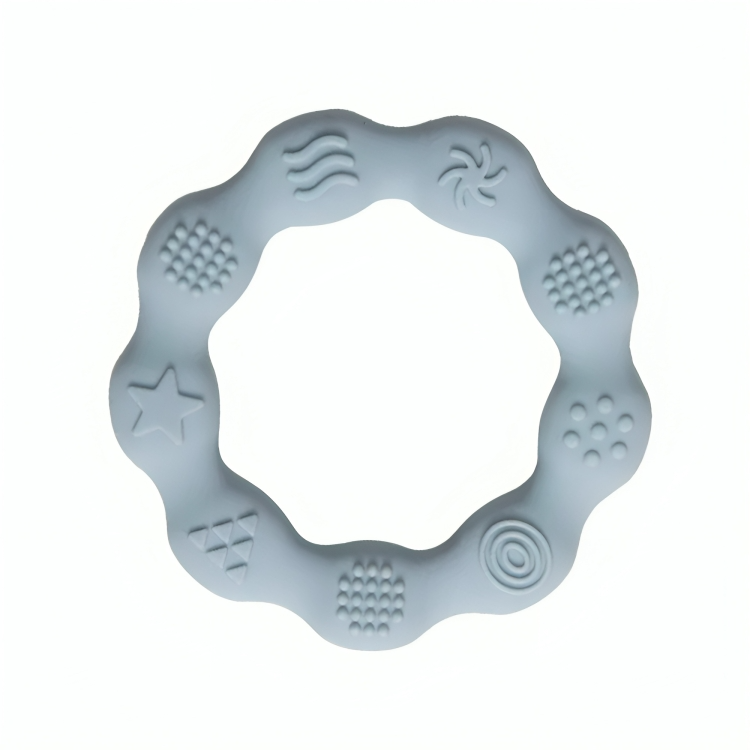 Baby Silicone Teethers Toy Ring