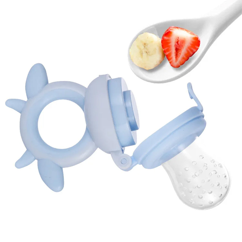 Baby Food Pacifier Teether Cow Print