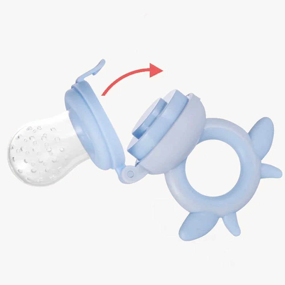 Baby Food Pacifier Teether Cow Print