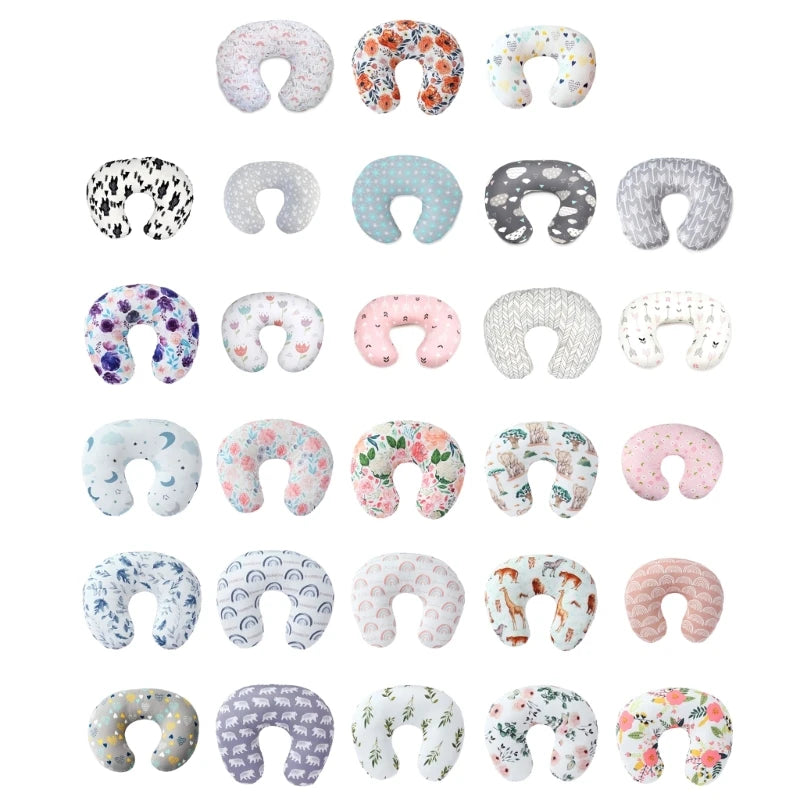 Twenty Three Baby Nursing Pillow Cover With Different Designs and Patterns