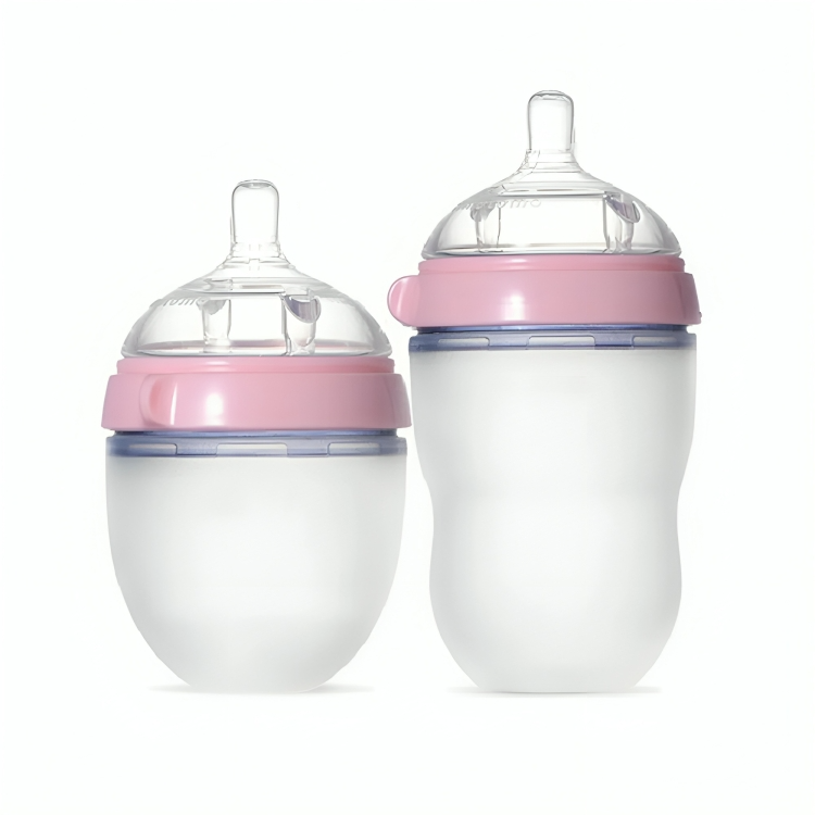 Silicone baby feeding sales bottle