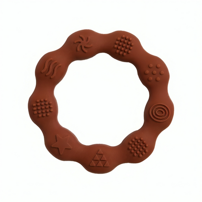 Baby Silicone Teethers Toy Ring