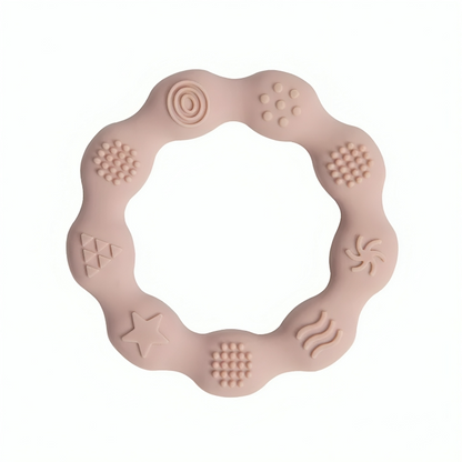 Baby Silicone Teethers Toy Ring