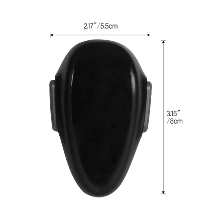 Black Oven & Door Safety Lock In White Background