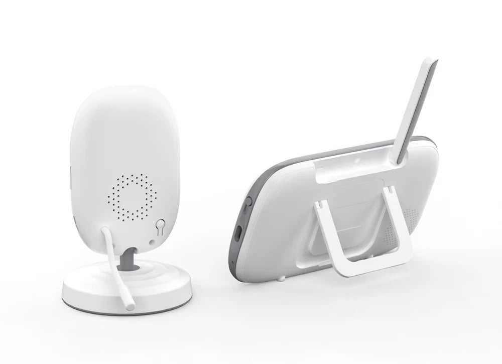 Wireless Baby Security Camera White in a white background