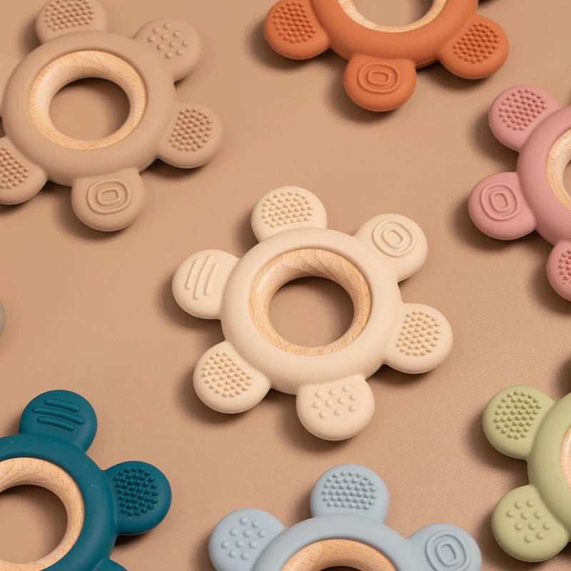 Baby Silicone Flower Teethers Toy