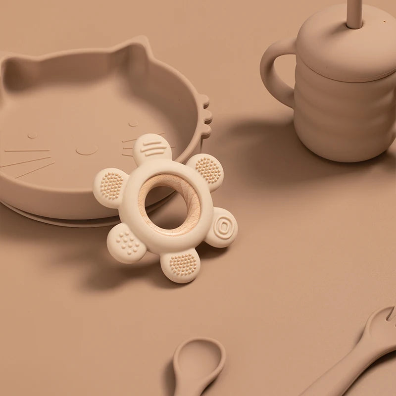 Baby Silicone Flower Teethers Toy