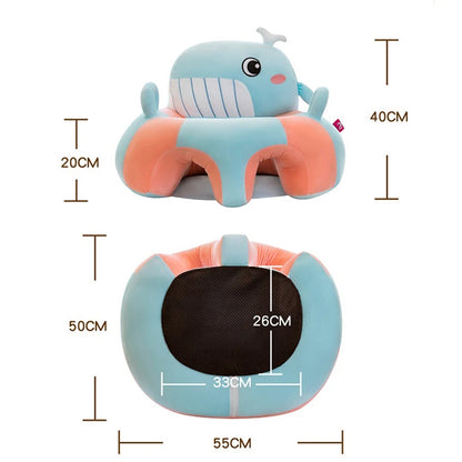  Baby Sofa Plush Chair With Whale Design Cover With Dimensions